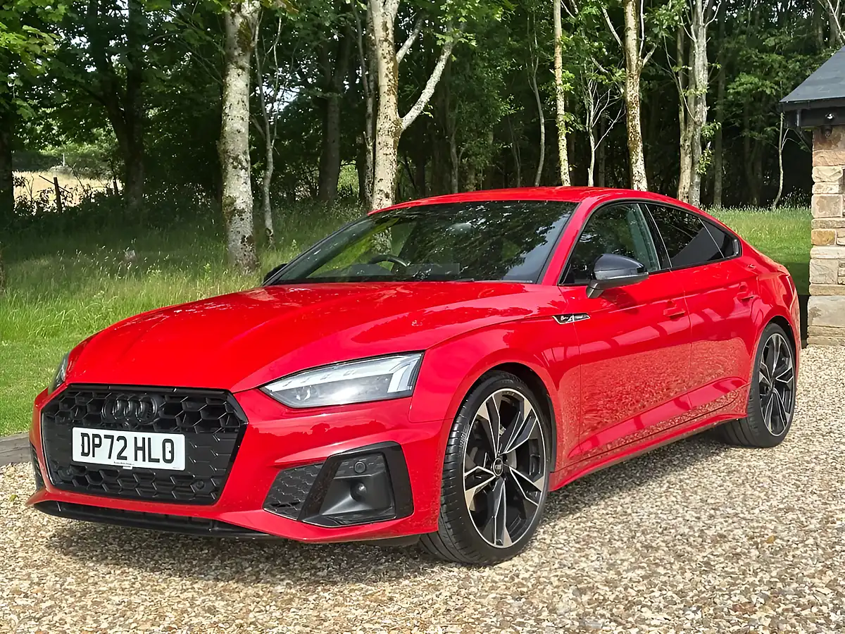 Used 2022 Audi A5 Black Edition Red - Interior and Exterior details 5