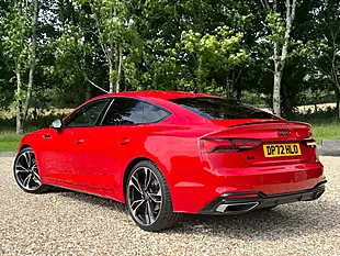 Used 2022 Audi A5 Black Edition Red - Interior and Exterior details 6