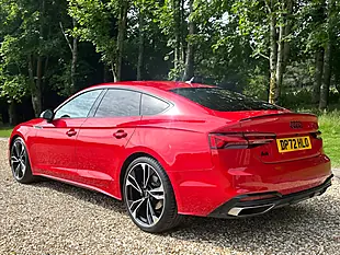 Used 2022 Audi A5 Black Edition Red - Interior and Exterior details 8