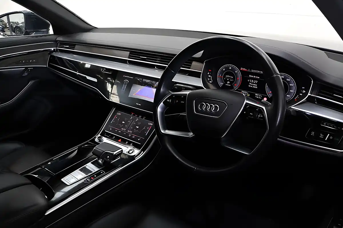 Used 2022 Audi A8 S Line Blue - Interior and Exterior details 13