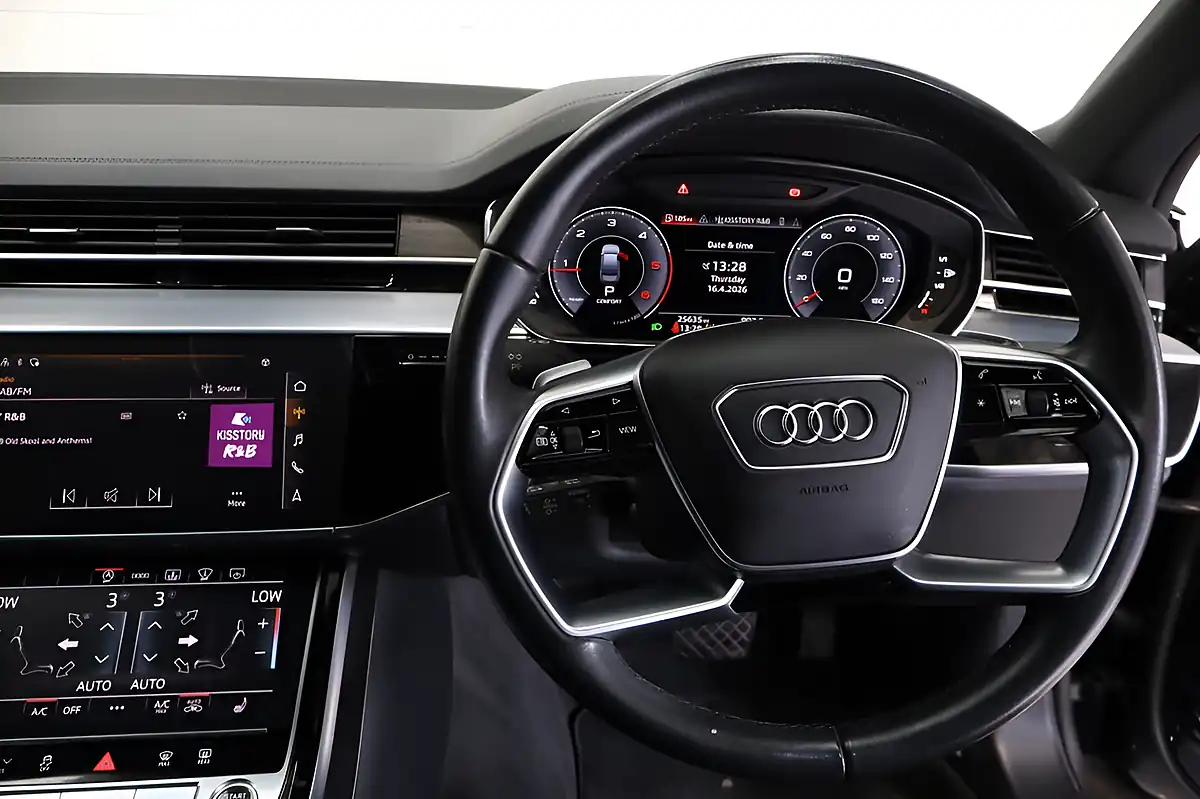 Used 2022 Audi A8 S Line Blue - Interior and Exterior details 17