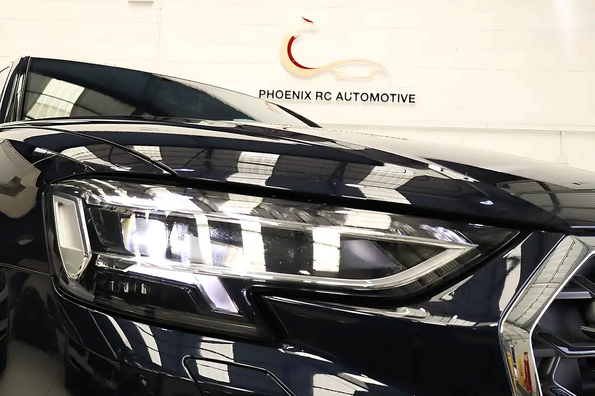 Used 2022 Audi A8 S Line Blue - Interior and Exterior details 4