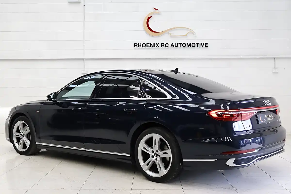 Used 2022 Audi A8 S Line Blue - Interior and Exterior details 7