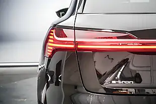 Used 2022 Audi E-Tron Black Edition Mythos Black - Interior and Exterior details 10