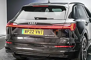 Used 2022 Audi E-Tron Black Edition Mythos Black - Interior and Exterior details 12
