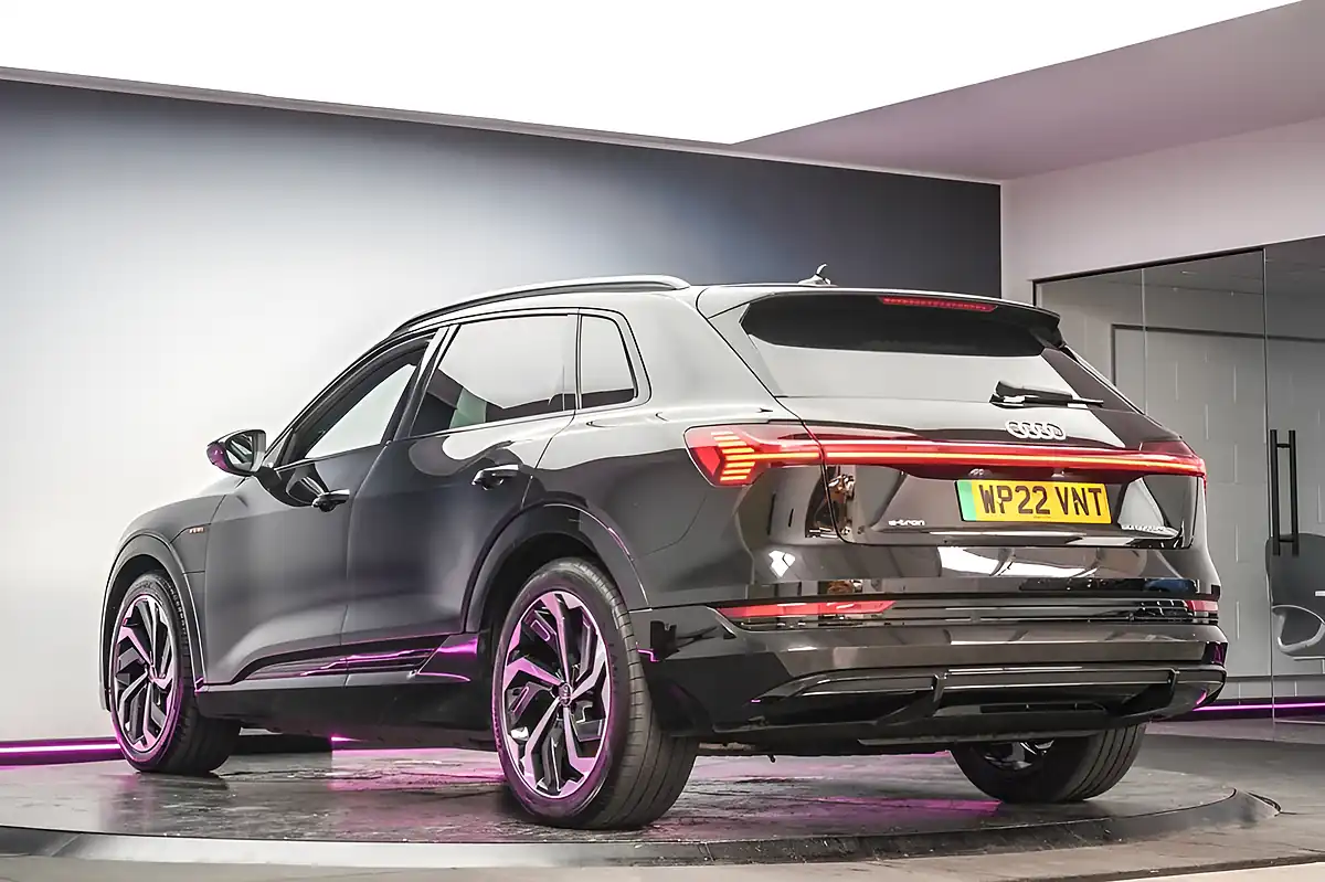 Used 2022 Audi E-Tron Black Edition Mythos Black - Interior and Exterior details 14