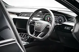 Used 2022 Audi E-Tron Black Edition Mythos Black - Interior and Exterior details 15