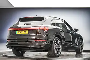 Used 2022 Audi E-Tron Black Edition Mythos Black - Interior and Exterior details 3