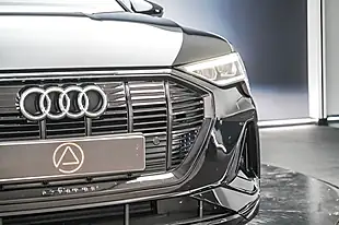 Used 2022 Audi E-Tron Black Edition Mythos Black - Interior and Exterior details 4