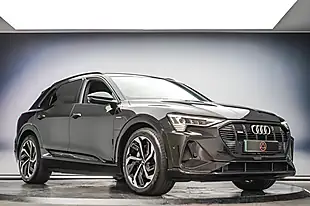 Used 2022 Audi E-Tron Black Edition Mythos Black - Interior and Exterior details 5