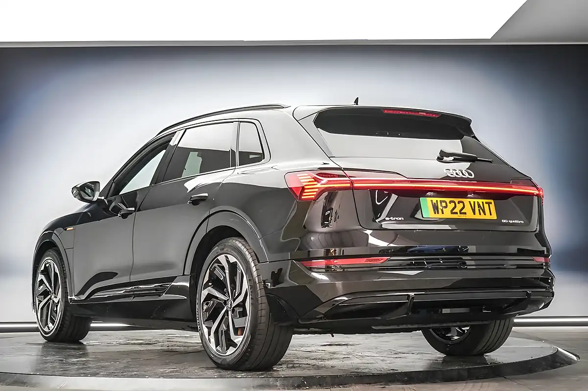 Used 2022 Audi E-Tron Black Edition Mythos Black - Interior and Exterior details 7