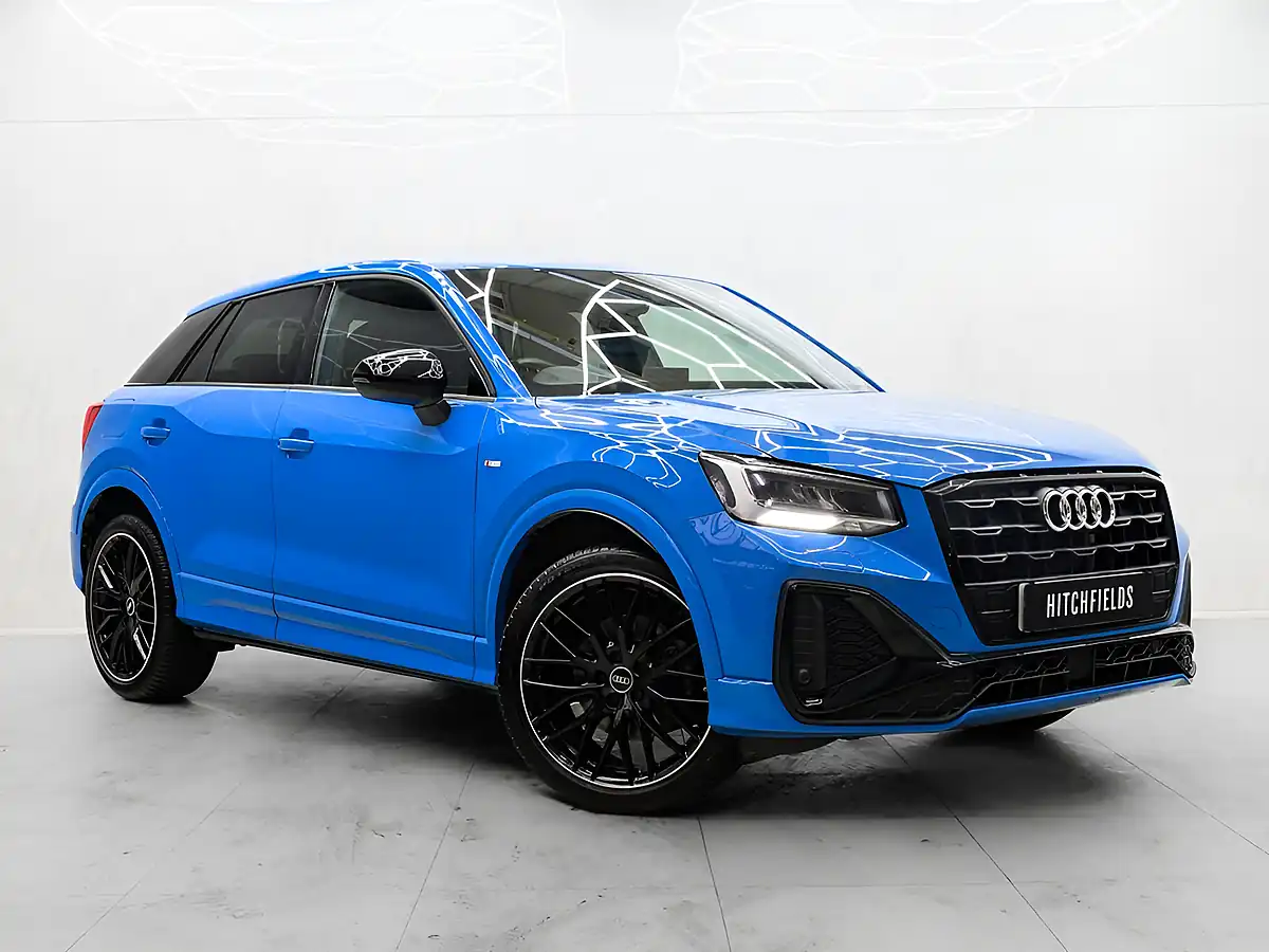 Used 2022 Audi Q2 Black Edition Blue - Front View