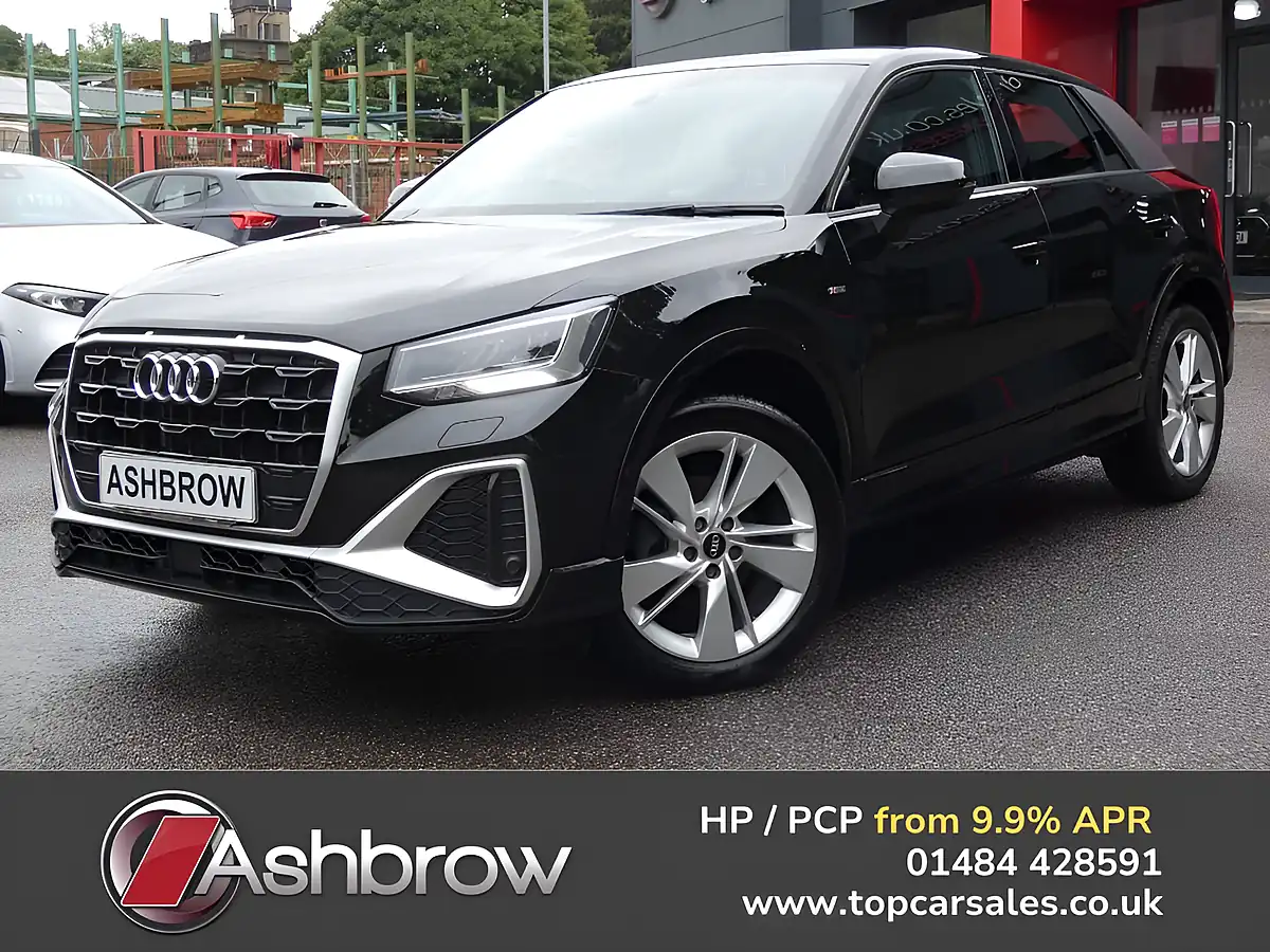 Used 2022 Audi Q2 S Line Mythos Black Metallic - Front View