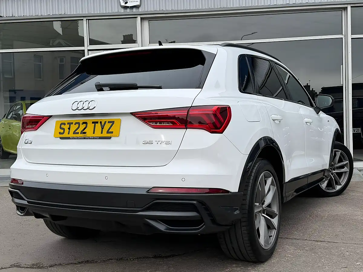 Used 2022 Audi Q3 Black Edition White - Interior and Exterior details 3
