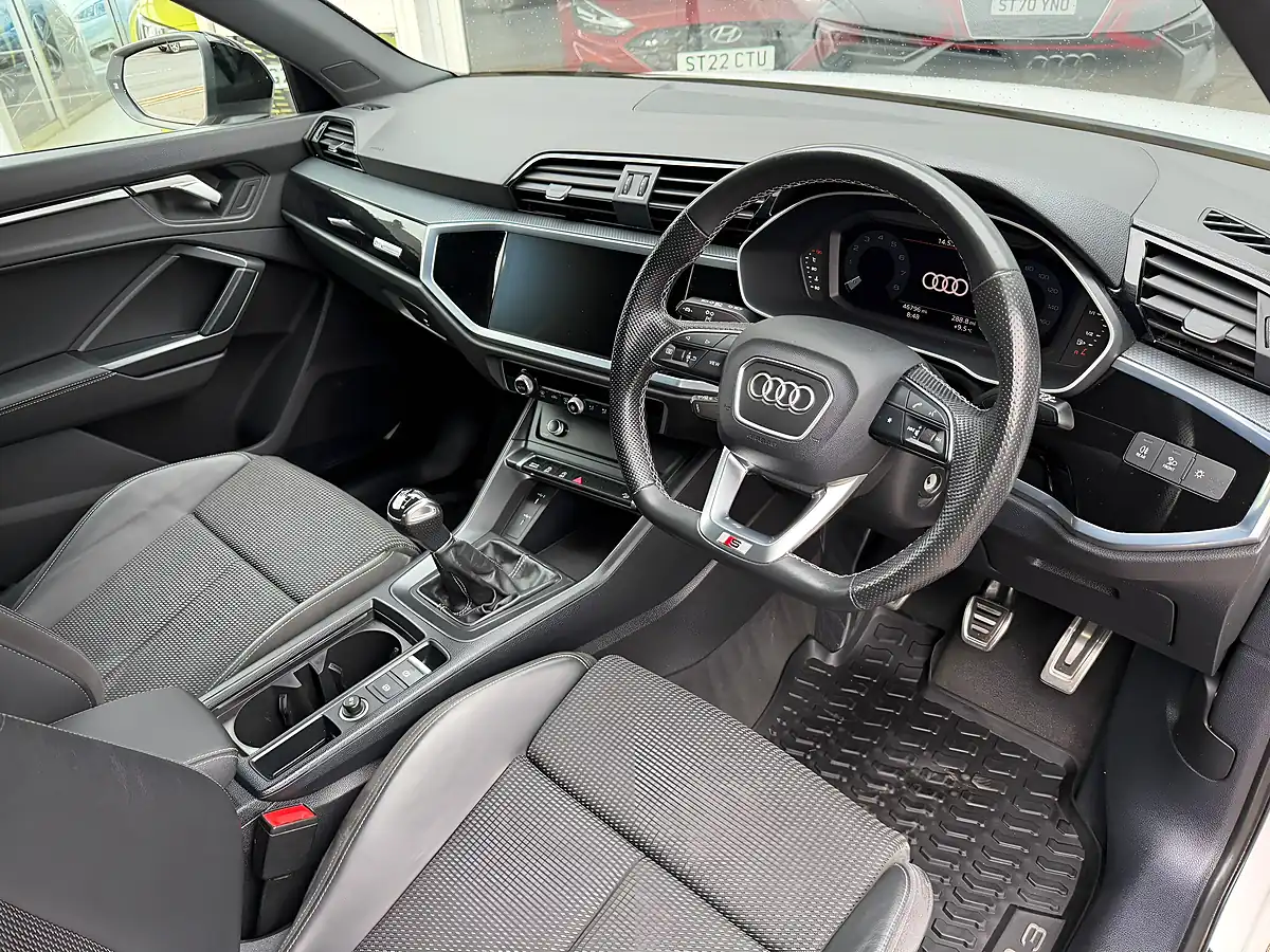 Used 2022 Audi Q3 Black Edition White - Interior and Exterior details 4