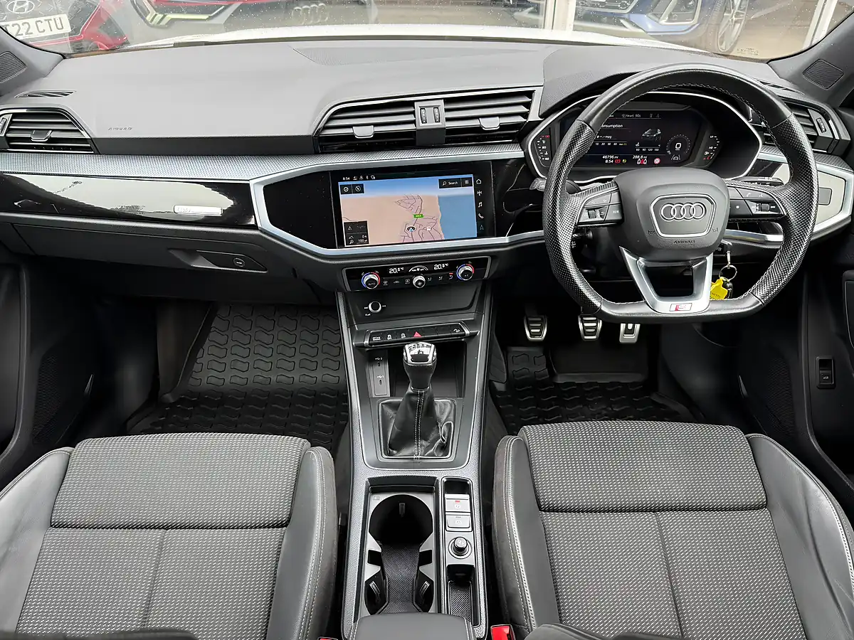 Used 2022 Audi Q3 Black Edition White - Interior and Exterior details 9