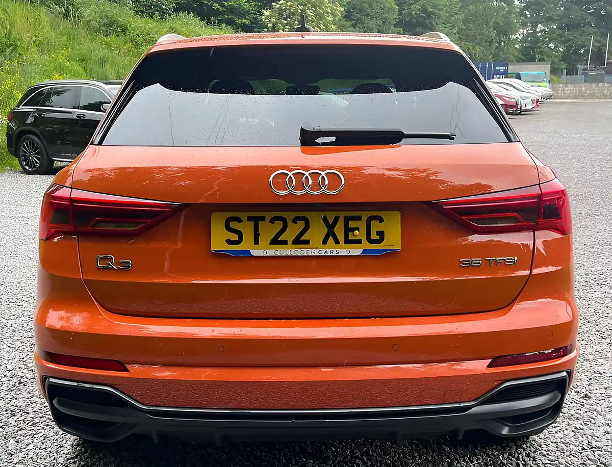 Used 2022 Audi Q3 S Line Pulse Orange - Interior and Exterior details 4