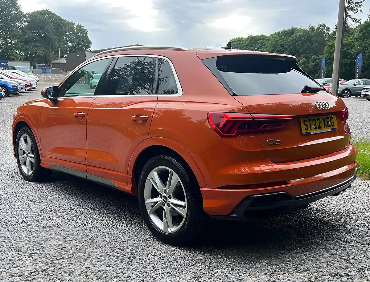 Used 2022 Audi Q3 S Line Pulse Orange - Interior and Exterior details 5