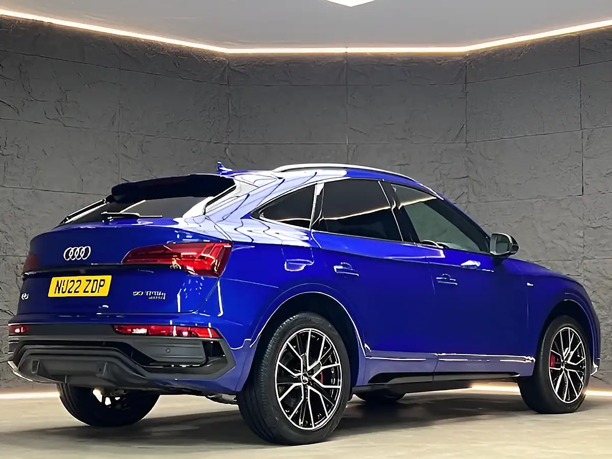 Used 2022 Audi Q5 Edition 1 Blue - Interior and Exterior details 12