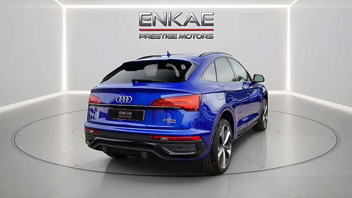 Used 2022 Audi Q5 Edition 1 Sportback Blue - Interior and Exterior details 4