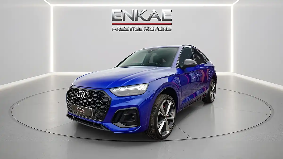 Used 2022 Audi Q5 Edition 1 Sportback Blue - Interior and Exterior details 8