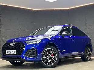 Used 2022 Audi Q5 Edition 1 Sportback Blue - Interior and Exterior details 3