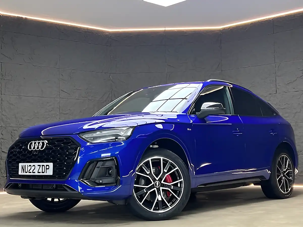 Used 2022 Audi Q5 Edition 1 Sportback Blue - Interior and Exterior details 3