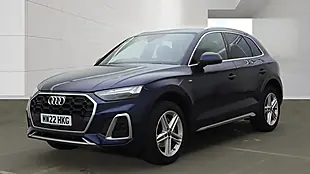 Used 2022 Audi Q5 S Line Blue - Interior and Exterior details 5