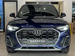 Used 2022 Audi Q5 S Line Blue - Interior and Exterior details 2