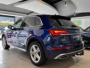 Used 2022 Audi Q5 S Line Blue - Interior and Exterior details 3