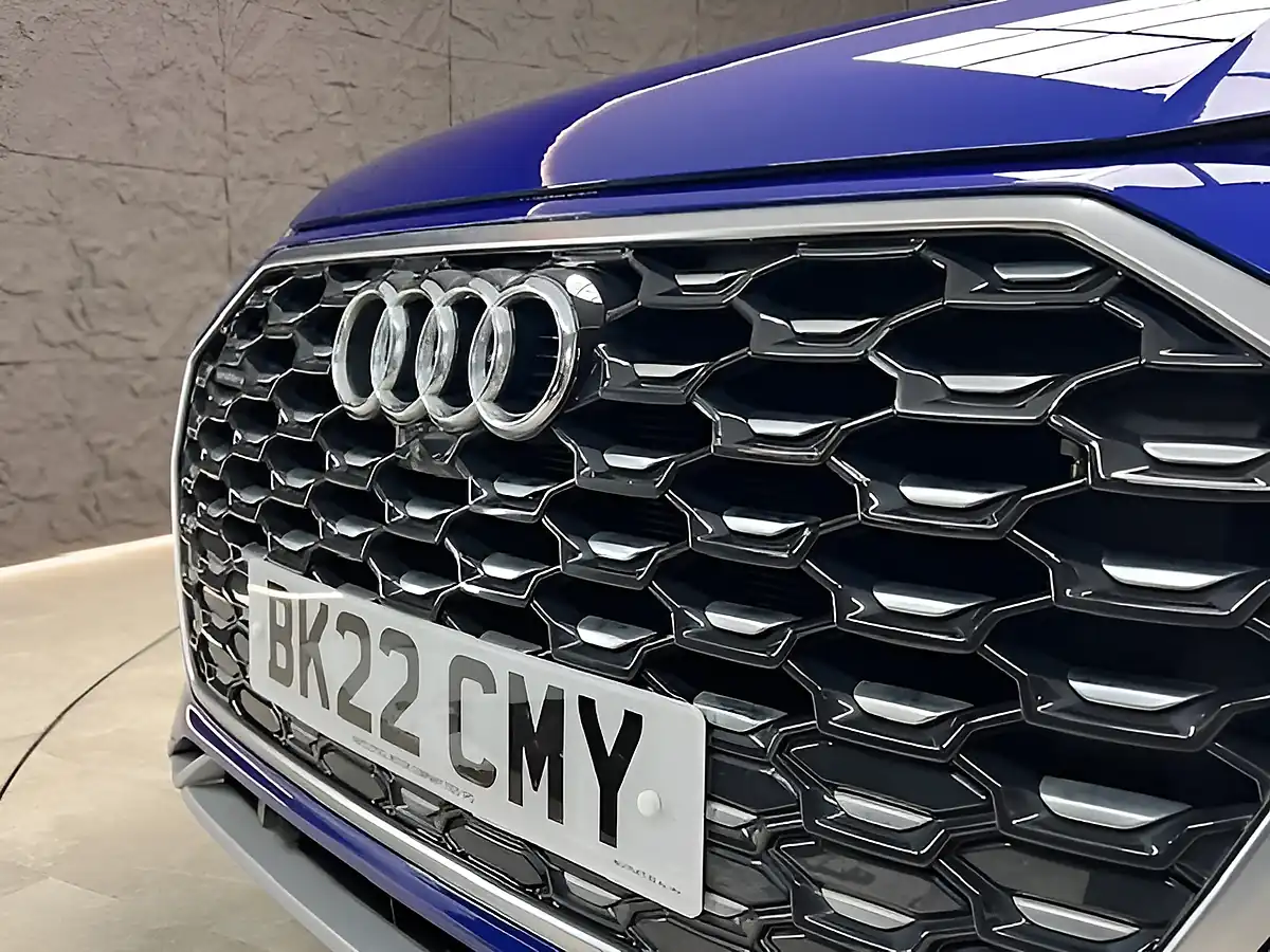 Used 2022 Audi Q5 S Line Sportback Blue - Interior and Exterior details 10