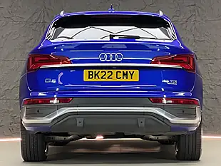 Used 2022 Audi Q5 S Line Sportback Blue - Interior and Exterior details 6