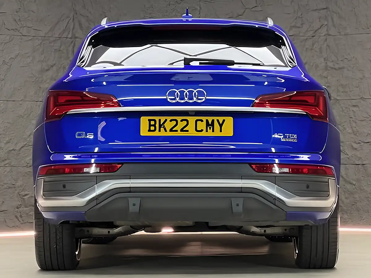 Used 2022 Audi Q5 S Line Sportback Blue - Interior and Exterior details 6