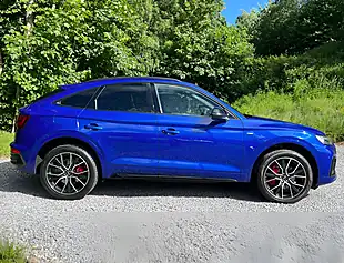 Used 2022 Audi Q5 Sportback S Line Edition 1 Navarra Blue - Interior and Exterior details 2