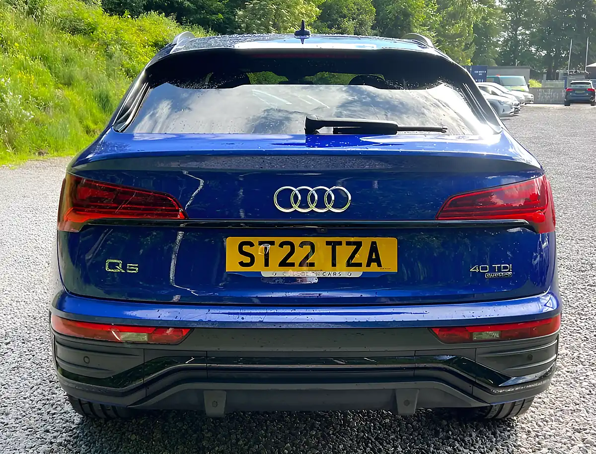 Used 2022 Audi Q5 Sportback S Line Edition 1 Navarra Blue - Interior and Exterior details 4