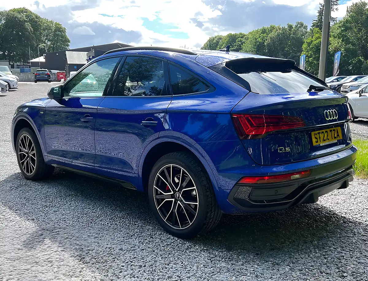 Used 2022 Audi Q5 Sportback S Line Edition 1 Navarra Blue - Interior and Exterior details 5