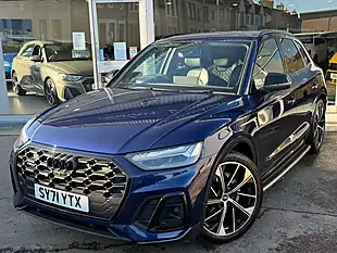 Used 2022 Audi Q5 Vorsprung Navarra Blue - Interior and Exterior details 4