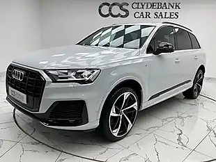 Used 2022 Audi Q7 Black Edition Glacier White - Interior and Exterior details 13