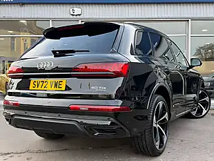Used 2022 Audi Q7 Black Edition Mythos Black - Interior and Exterior details 3