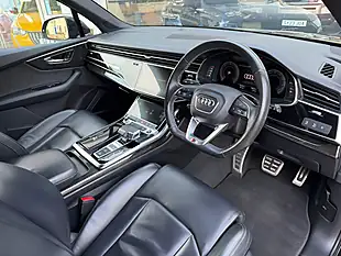 Used 2022 Audi Q7 Black Edition Mythos Black - Interior and Exterior details 6