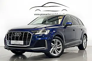 Used 2022 Audi Q7 S Line Navarra Blue - Interior and Exterior details 5