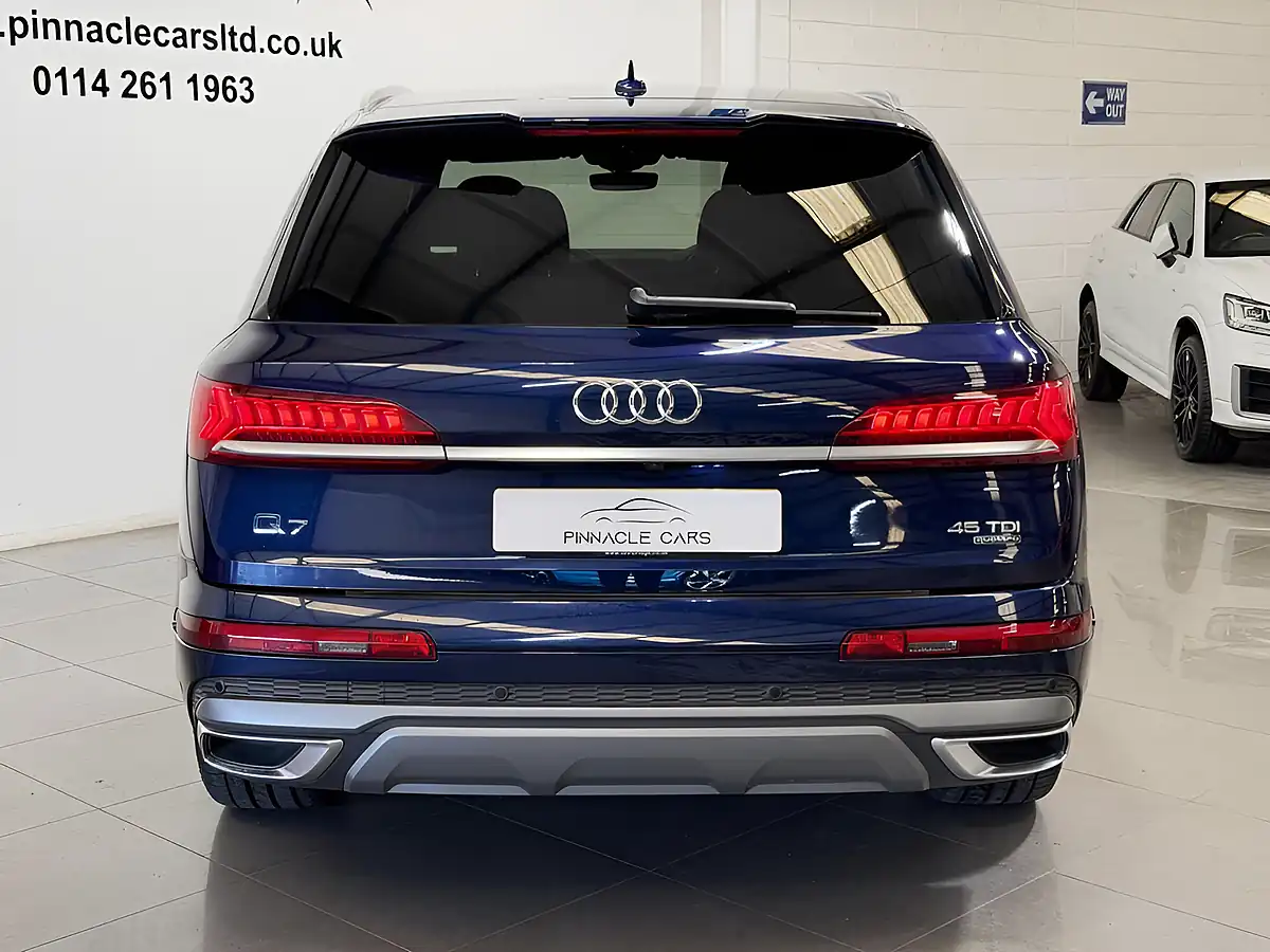 Used 2022 Audi Q7 S Line Navarra Blue - Interior and Exterior details 9