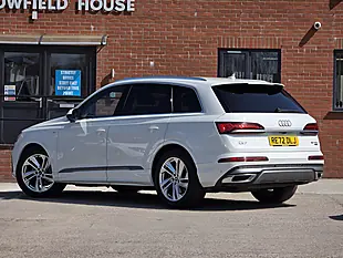 Used 2022 Audi Q7 S Line White - Interior and Exterior details 2