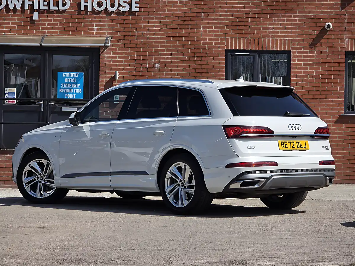 Used 2022 Audi Q7 S Line White - Interior and Exterior details 2