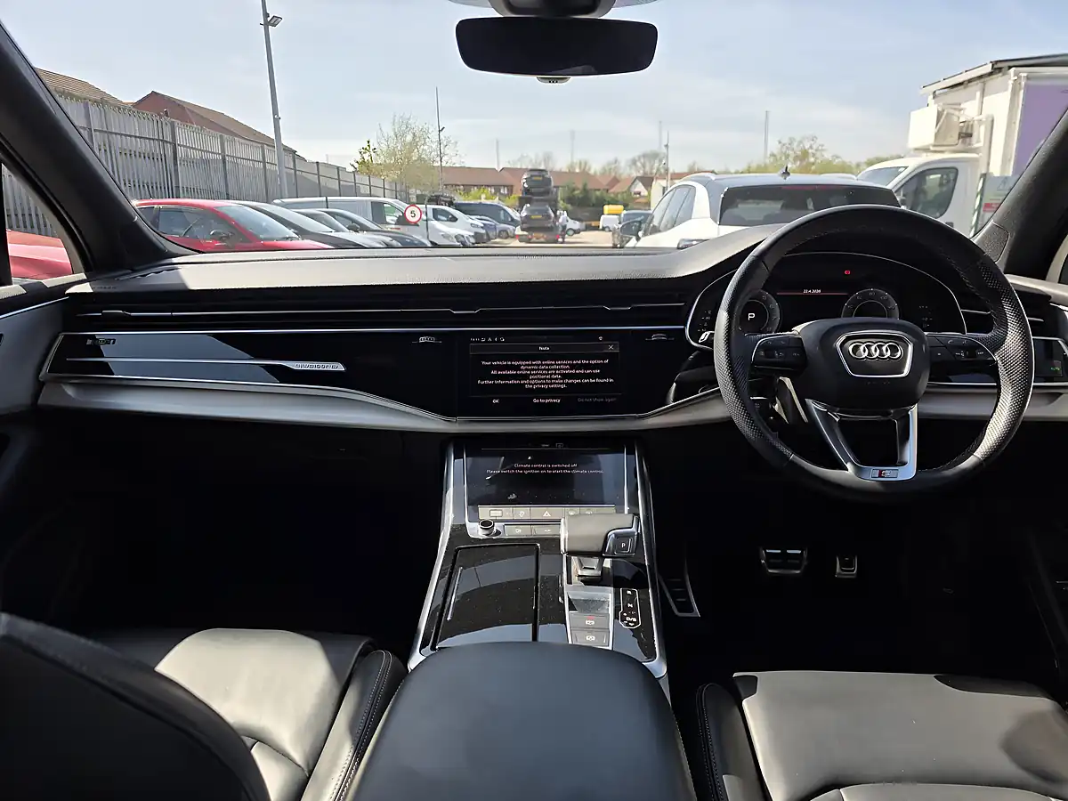 Used 2022 Audi Q7 S Line White - Interior and Exterior details 5