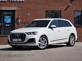 Used 2022 Audi Q7 S Line White - Interior and Exterior details 6