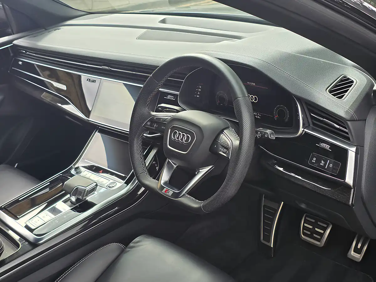 Used 2022 Audi Q8 Black Edition Daytona Grey - Interior and Exterior details 17