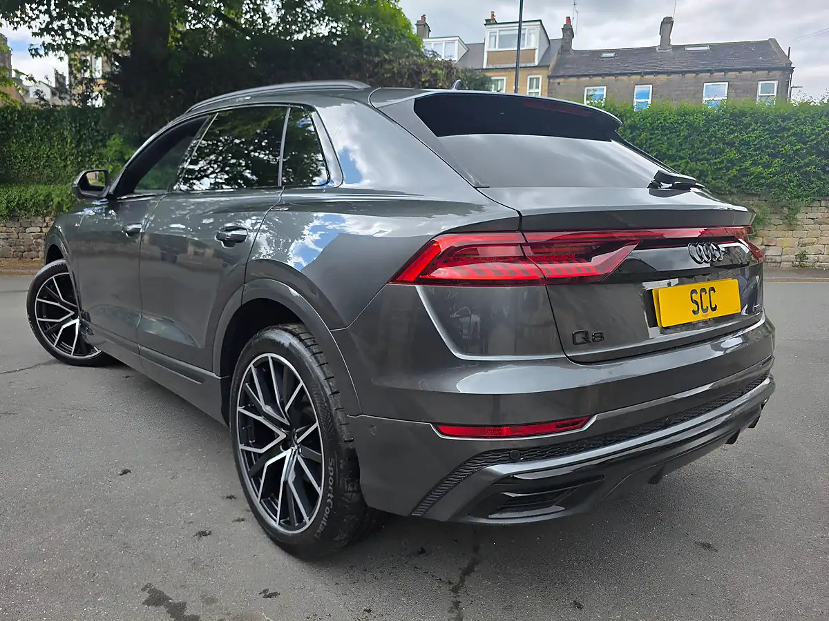Used 2022 Audi Q8 Black Edition Daytona Grey - Interior and Exterior details 6