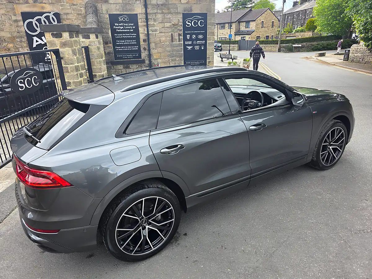 Used 2022 Audi Q8 Black Edition Daytona Grey - Interior and Exterior details 8