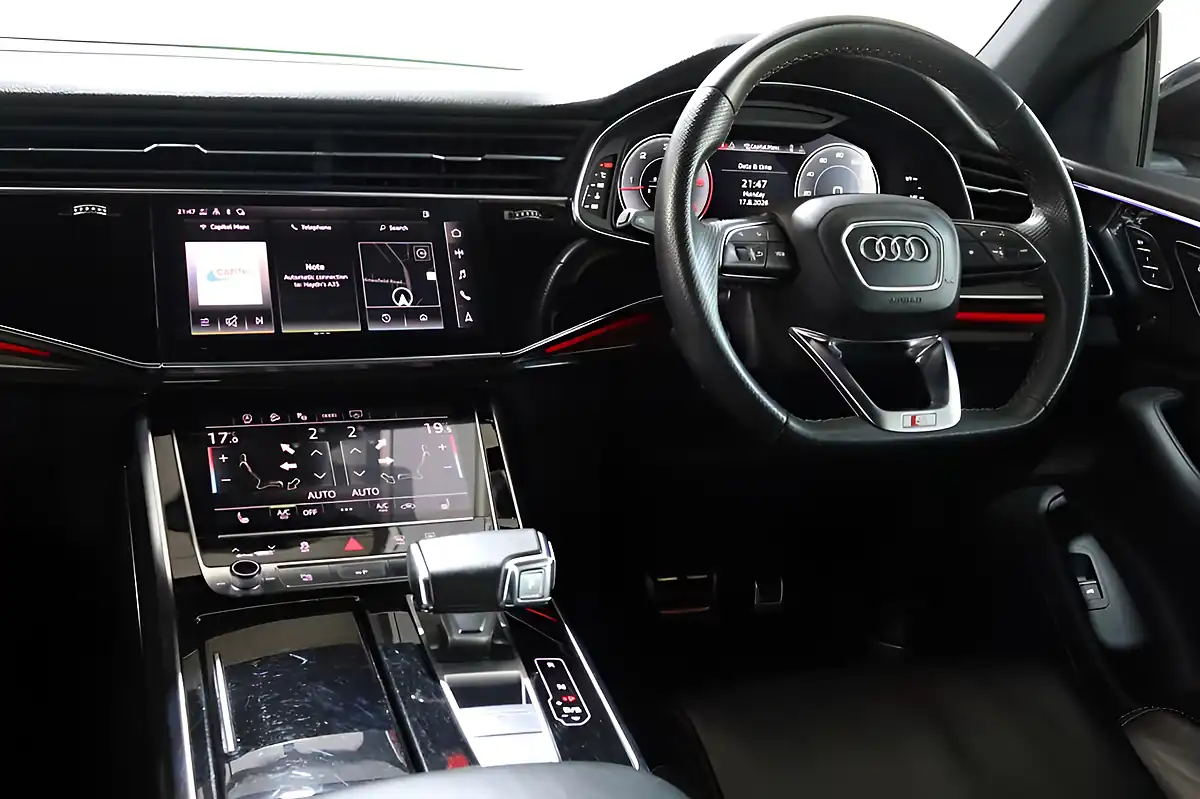 Used 2022 Audi Q8 Black Edition White - Interior and Exterior details 12